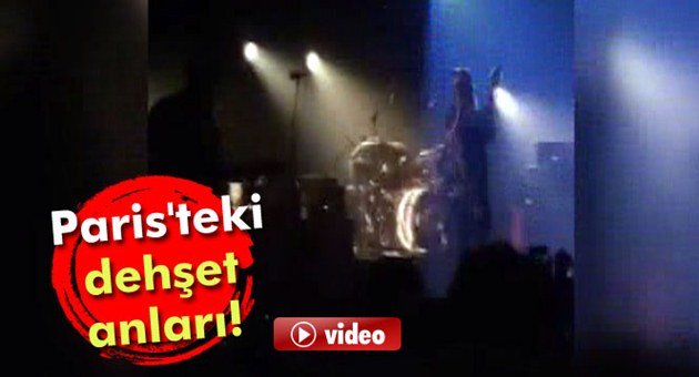 İşte Paris'deki Saldırı Anı