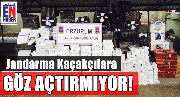 Jandarma Kaçakçılara Aman Vermiyor