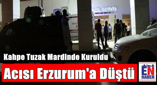 Şehit Acısı Erzurum'a Düştü
