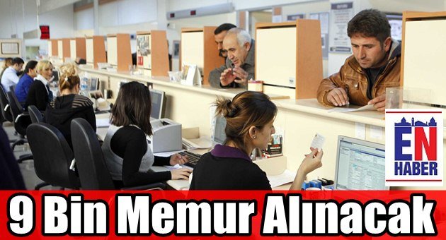 Kamuya 9 Bin Yeni atama
