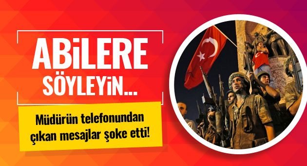 Kan Donduran Emniyet Darbe Desteği!