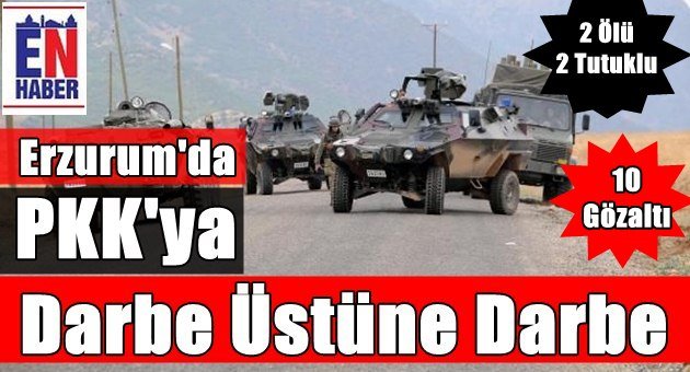 Karayazı ve Şenkaya'da Terör Operasyonu