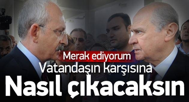 Kılıçtaroğlu, Bahçeliye Fena Saydırdı