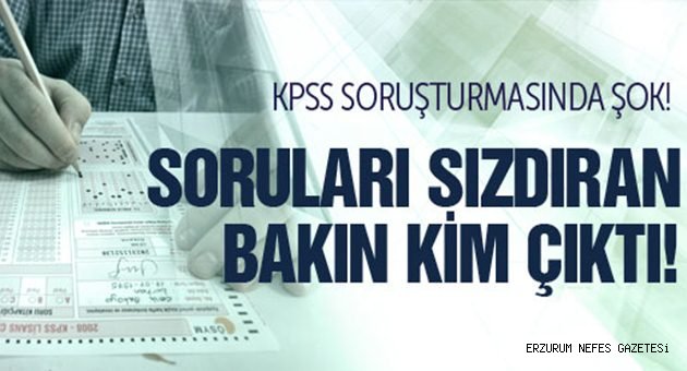 KPSS Köstebeği Bulundu