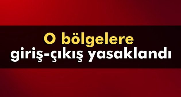 Lice'de 9 Bölgeye Giriş Çıkış Yasağı