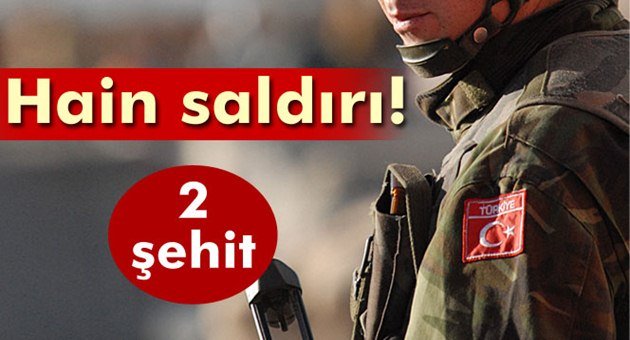 Lice'de Hain Saldırı, 2 şehit!