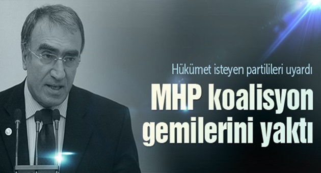 MHP Hedefini Yeniden Seçime Çevirdi