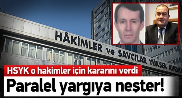 O Hakimler Açığa Alındı