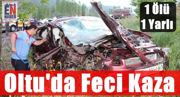 Oltu'da Trafik Kazası