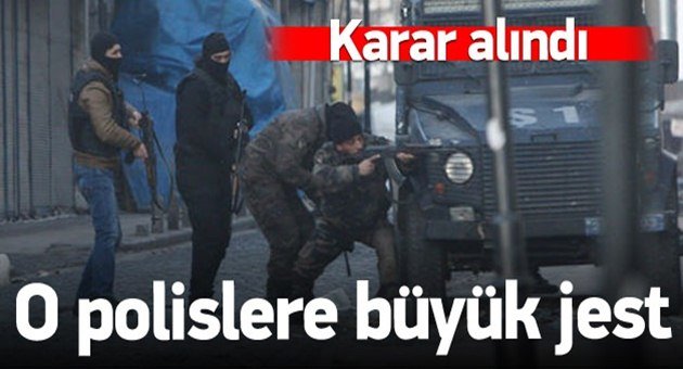 Operasyon Ekibine Özel Jest