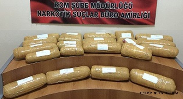 Erzurum'da Uyuşturucuya Geçit Yok