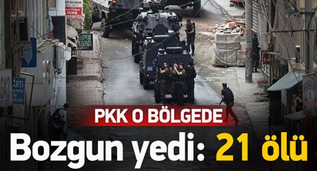 Özel Harekat PKK'yı Silvan'a Gömdü