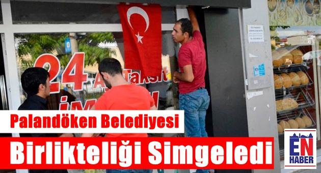 Palandöken Bayraklarla Donatıldı