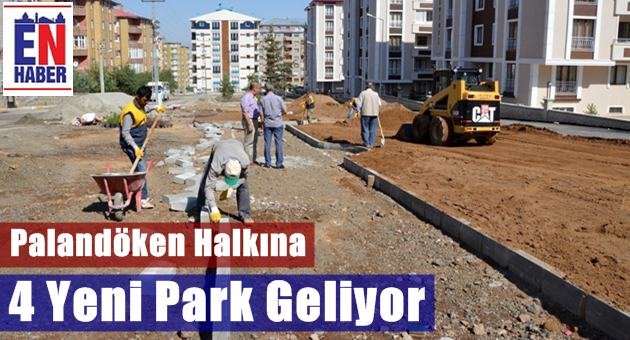 Palandöken'e 4 Yeni Park Geliyor