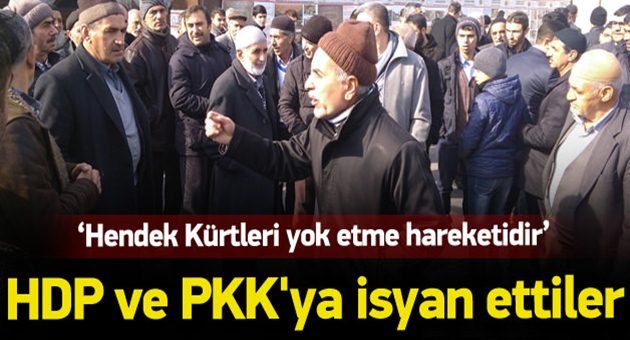 PKK Diyarbakır'da Lanetlendi