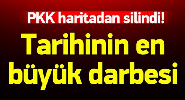 PKK Şokta, 1250 Terörist Öldürüldü!