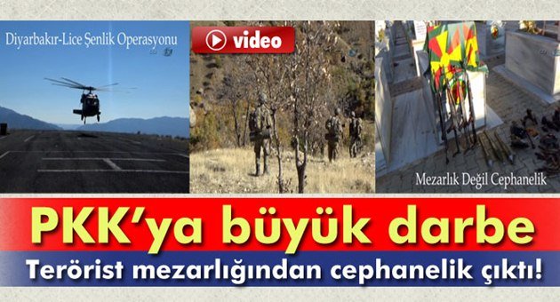 PKK Sığnakları Yerle Bir Edildi