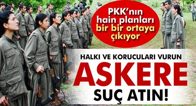 PKK'dan Aşağılık Tezgah