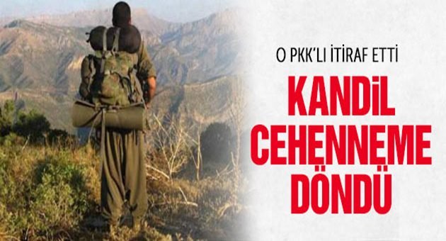 PKK'lı Teröristten Kandil İtirafı