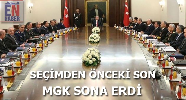 Seçimden Önceki Son MGK Toplandı