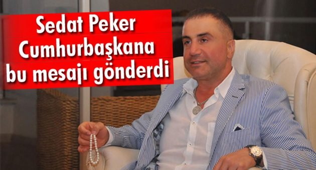 Sedat Peker'den Erdoğan'a Destek