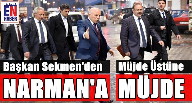 Sekmen Narman'da Muhtarlarla Buluştu