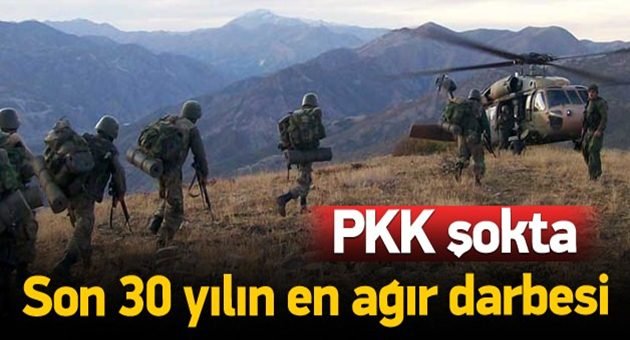 PKK'ya Son 30 Yılın En Ağır Darbesi