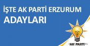 İşte Ak Parti Erzurum Kesin Aday Listesi
