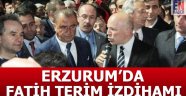 Erzurum'da Fatih Terim İzdihamı
