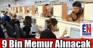 Kamuya 9 Bin Yeni atama