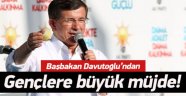 Davutoğlu'n dan Gençleri Uçuracak Müjde