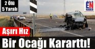 Erzurum'da Feci Kaza