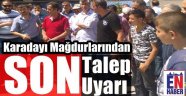 Karadayı Mağdurları Çözüm Talep Ediyor