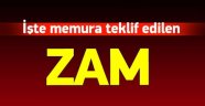 İşte Hükumetin Zam Önerisi