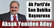 Muhyettin Aksak Yeniden Aday