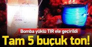 5 Buçuk Ton Patlayıcı Yakalandı!