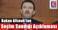 Bakan Altınok'tan Sandık Açıklaması