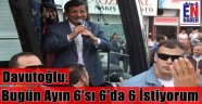 Davutoğlu Erzurum'da Esnafı Dinledi