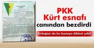 PKK’dan Esnafa Haraç Baskısı