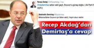 Akdağ’dan Demirtaş’a Okkalı Cevap