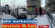 Erzurum Beyaz'a Büründü