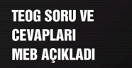 İşte TEOG Soru ve Cevapları