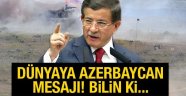Davutoğlu'ndan Salonu Çoşturan Açıklama