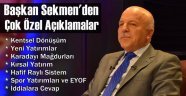 Başkan Sekmen Erzurum'un 2 Yılını Değerlendirdi
