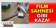 Film Sahnesi Gibi Trafik Kazası