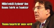 Aydemir'den Basın Günü Mesajı