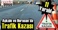 Erzurum İlçelerinde 2 Ayrı Kaza. 11 Yaralı!