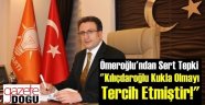 Kılıçdaroğlu'na Bir Tepki de Ömeroğlu'ndan Geldi