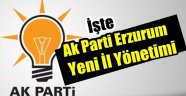 Yeni Ak Parti Erzurum İl Yönetimi Açıklandı