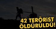 Fırat Kalkanı Operasyonunda 42 Terörist Öldürüldü